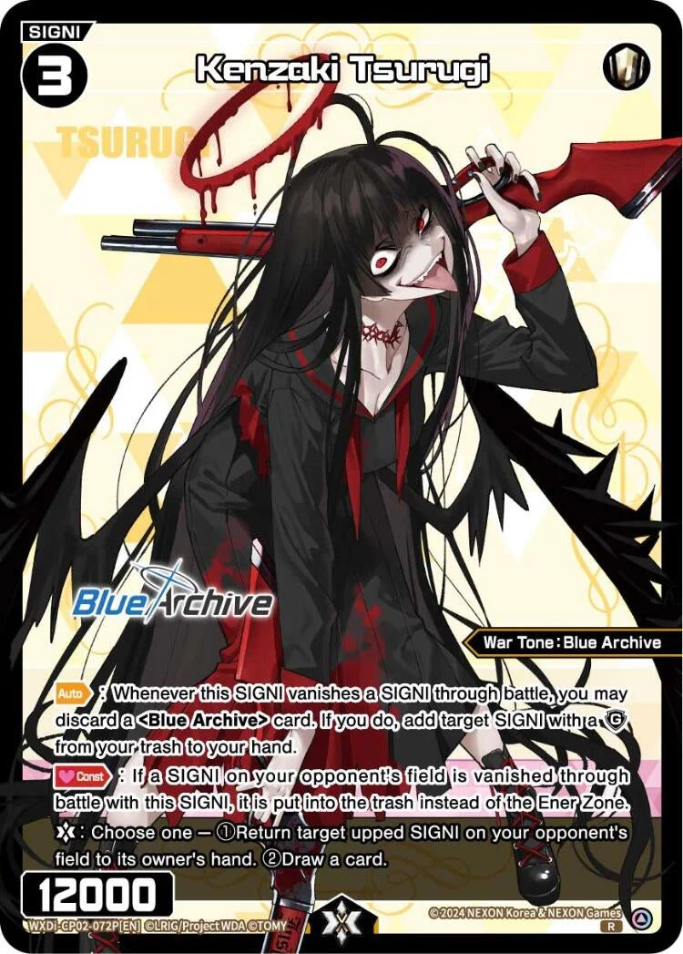 Kenzaki Tsurugi (Parallel) (2072) [WXDi-CP02] - WIXOSS Single
