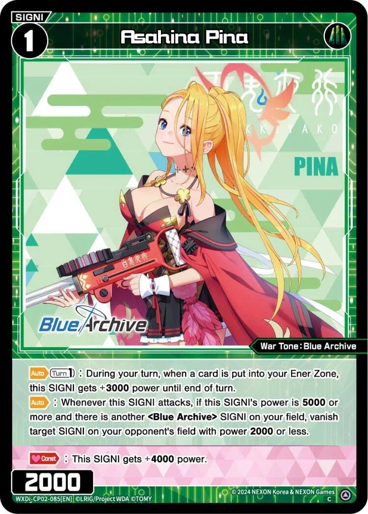 Asahina Pina (2085) [WXDi-CP02] - WIXOSS Single