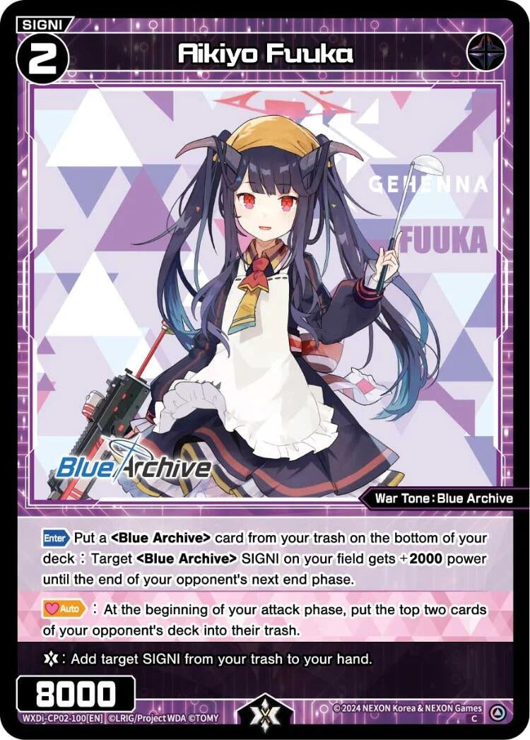 Aikiyo Fuuka (2100) [WXDi-CP02] - WIXOSS Single