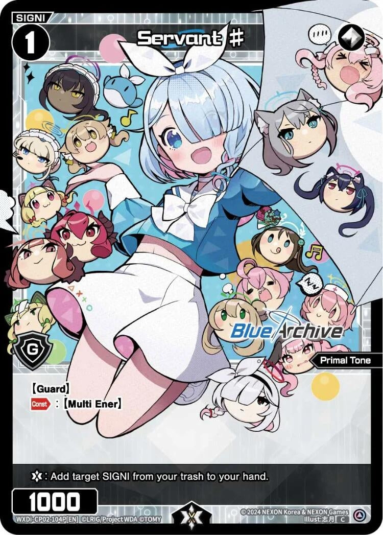Servant # (Parallel) (2104) [WXDi-CP02] - WIXOSS Single
