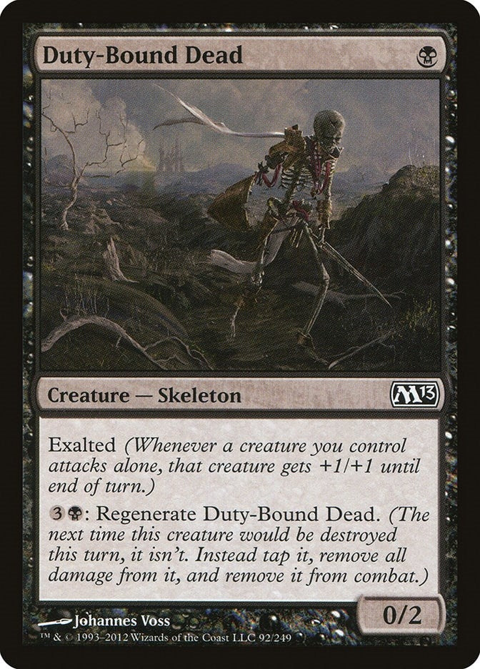 Duty-Bound Dead (92) [M13] - MTG Single
