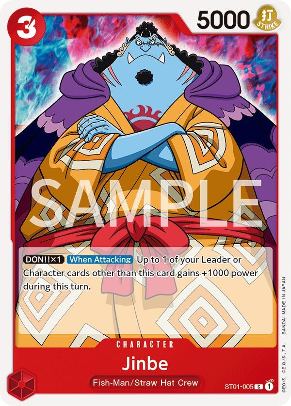 Jinbe (1005) (OPRP) - One Piece Card Game Single