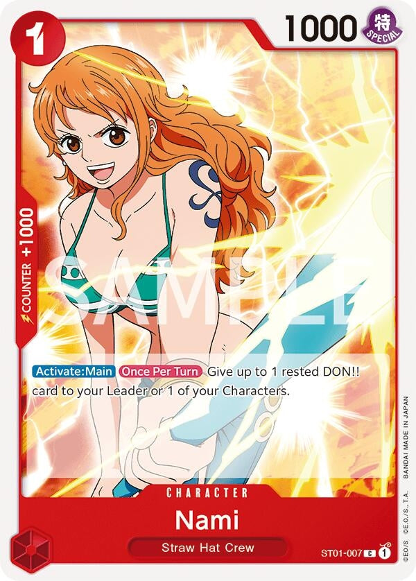 Nami (1007) (OPRP) - One Piece Card Game Single