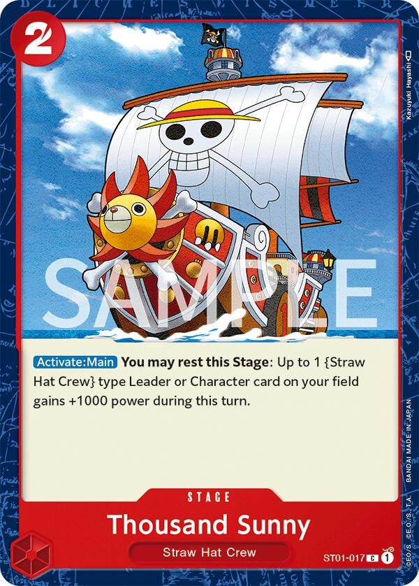 Thousand Sunny (1017) (OPRP) - One Piece Card Game Single
