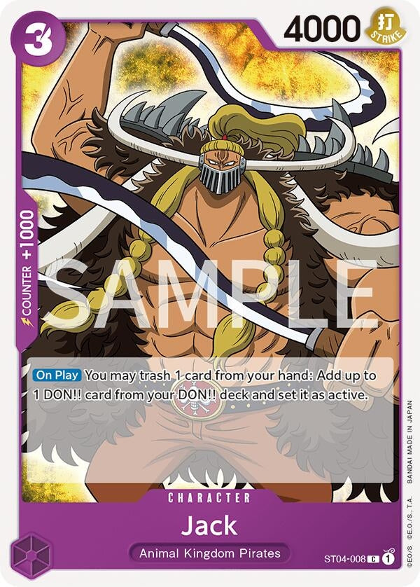 Jack (4008) (OPRP) - One Piece Card Game Single