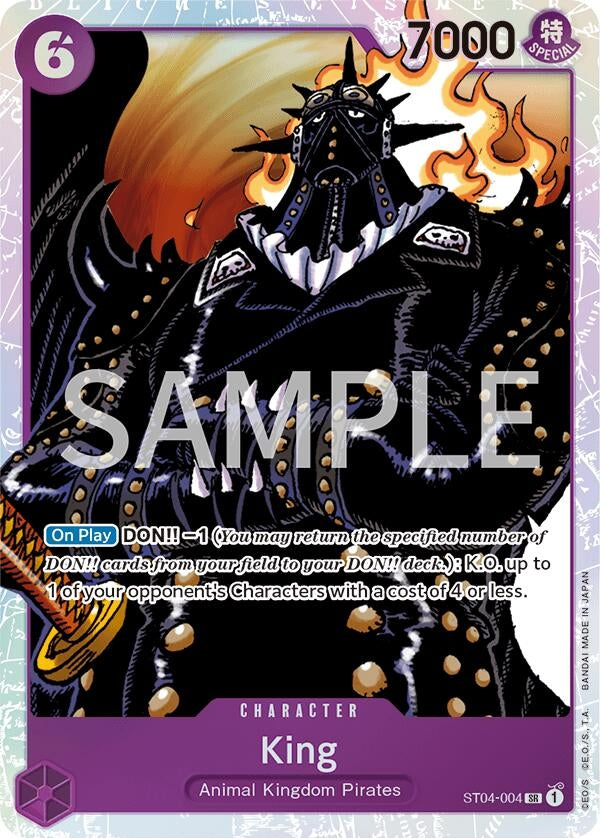 King (4004) (OPRP) - One Piece Card Game Single