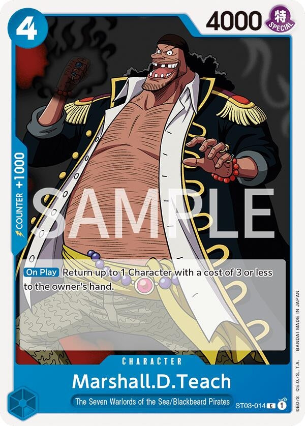 Marshall.D.Teach (3014) (OPRP) - One Piece Card Game Single