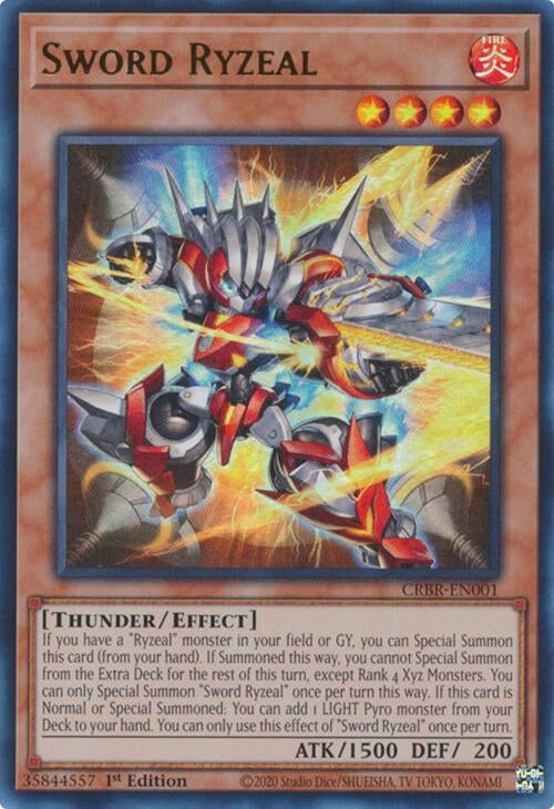 Sword Ryzeal (1) - YuGiOh Single