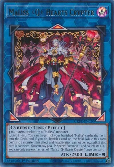 Maliss Q Hearts Crypter (20) - YuGiOh Single