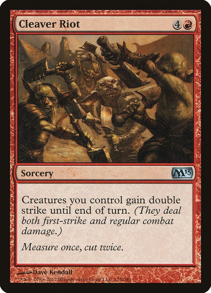 Cleaver Riot (125) [M13] - MTG Single