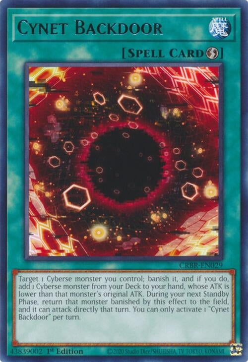 Cynet Backdoor (29) - YuGiOh Single