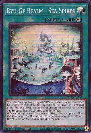 Ryu-Ge Realm - Sea Spires (SR) (38) - YuGiOh Single