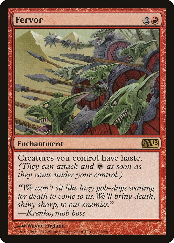 Fervor (129) [M13] - MTG Single