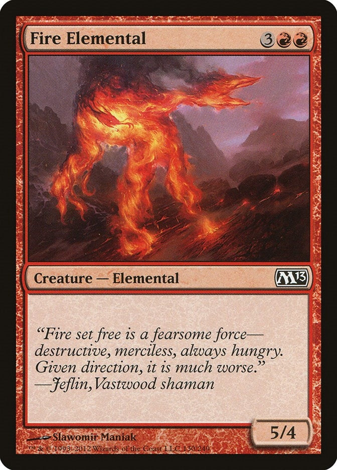 Fire Elemental (130) [M13] - MTG Single