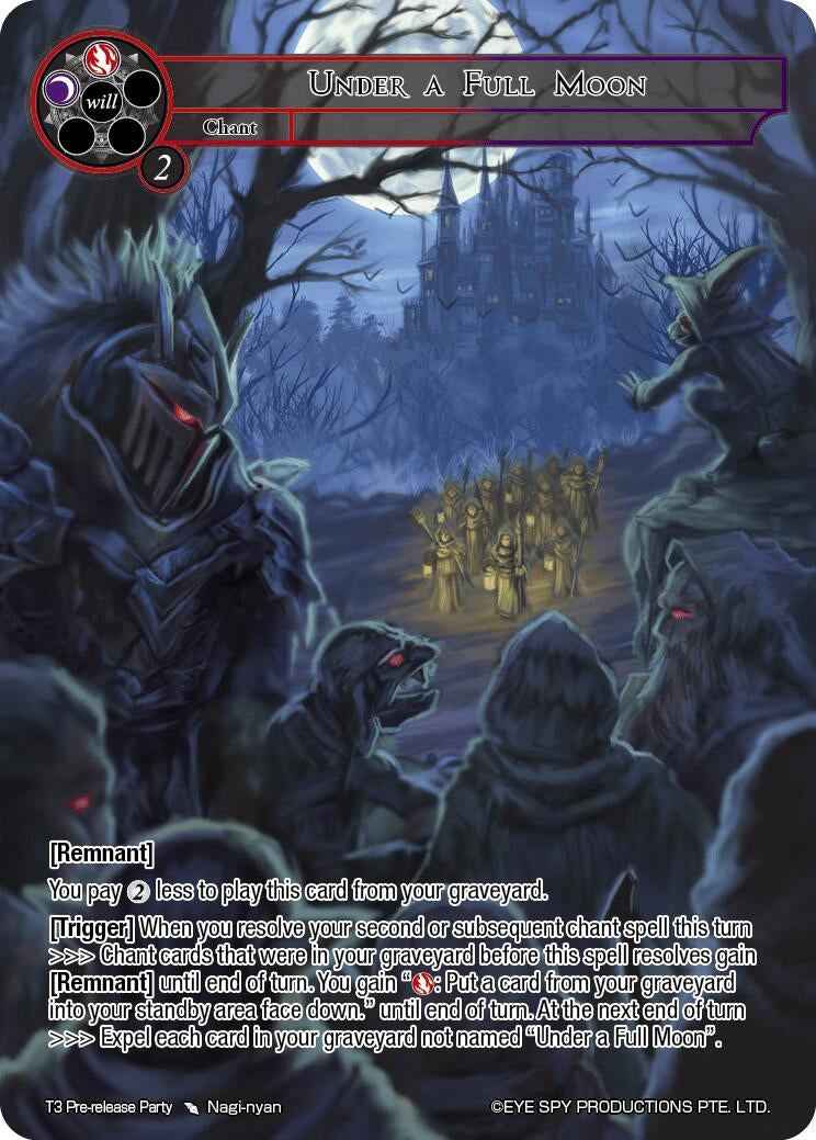 Under a Full Moon (3) [PRO] - Force of Will Single