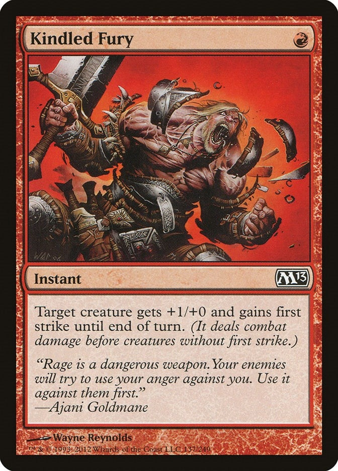 Kindled Fury (137) [M13] - MTG Single