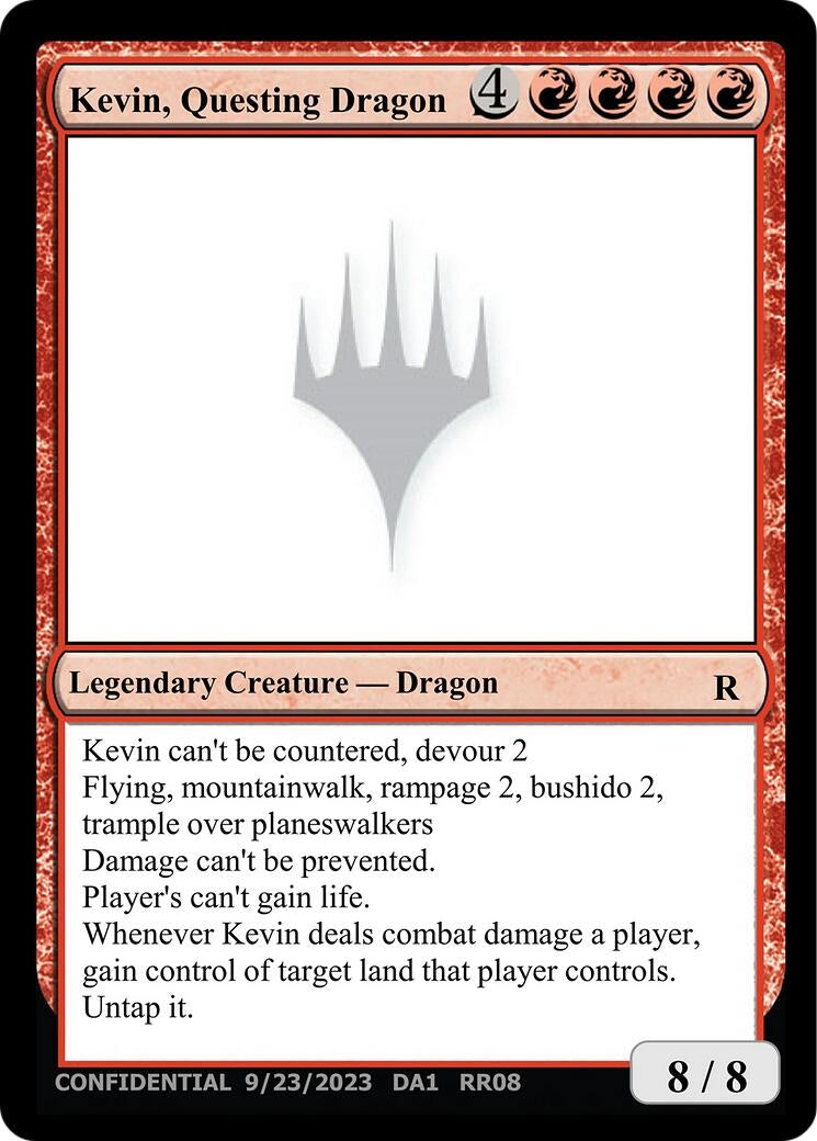 Kevin Questing Dragon - MTG Single
