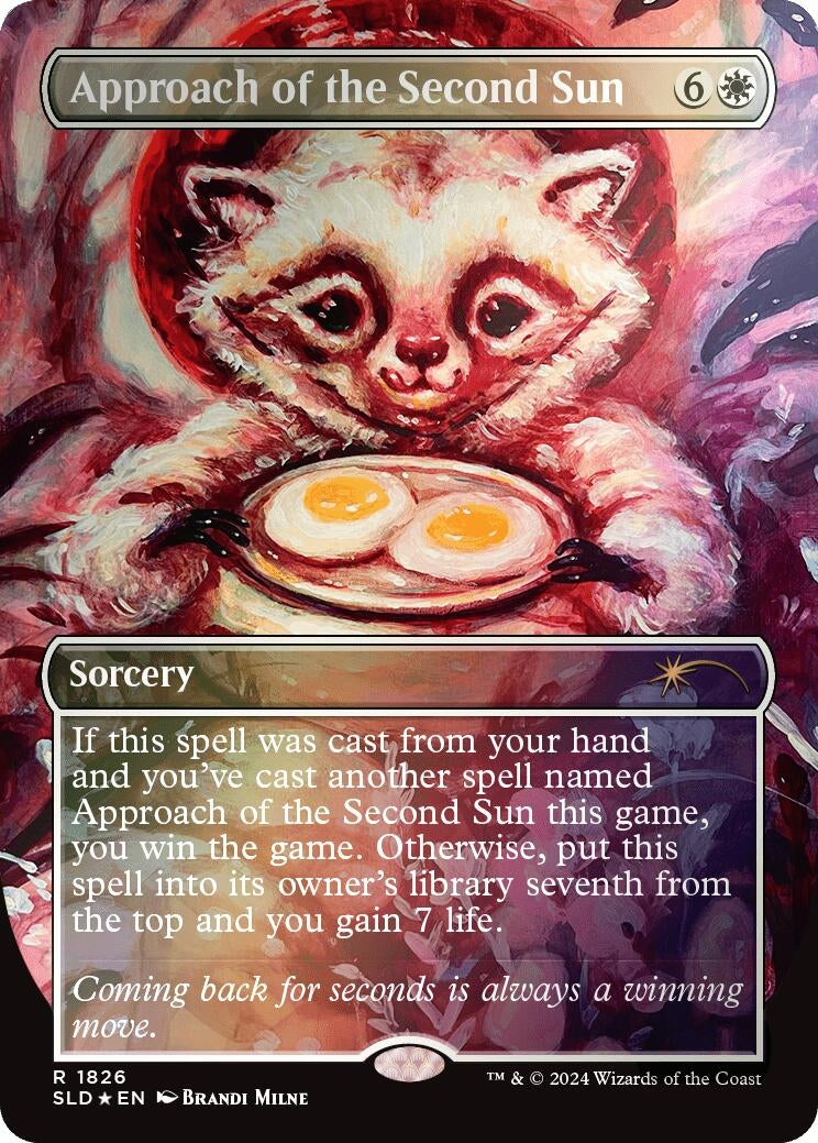 Approach of the Second Sun (Rainbow Foil) (1826) [SLD] - MTG Single