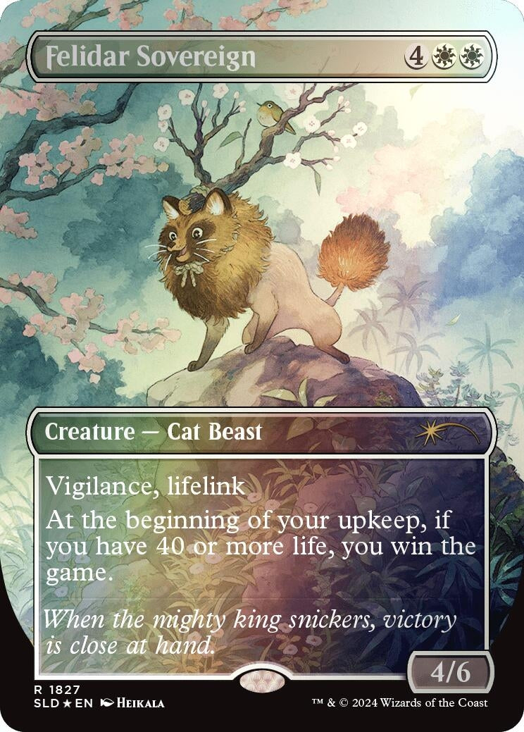 Felidar Sovereign (1827) (Rainbow Foil) (1827) [SLD] - MTG Single