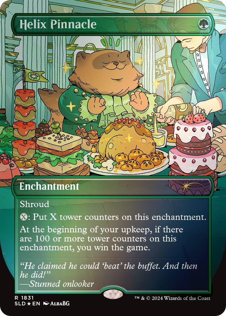 Helix Pinnacle (Rainbow Foil) (1831) [SLD] - MTG Single