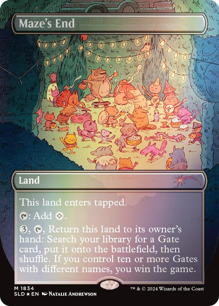 Maze’s End (Rainbow Foil) (1834) [SLD] - MTG Single