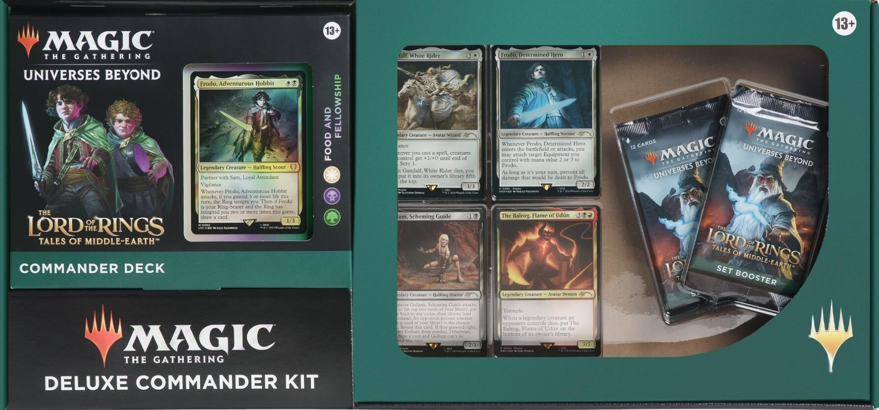The Lord of the Rings: Tales of Middle-earth Deluxe Commander Kit - Food and Fellowship [LTC] - MTG Sealed