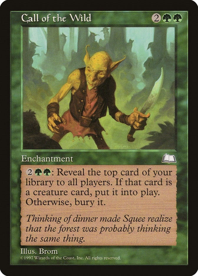Call of the Wild [WTH] - MTG Single