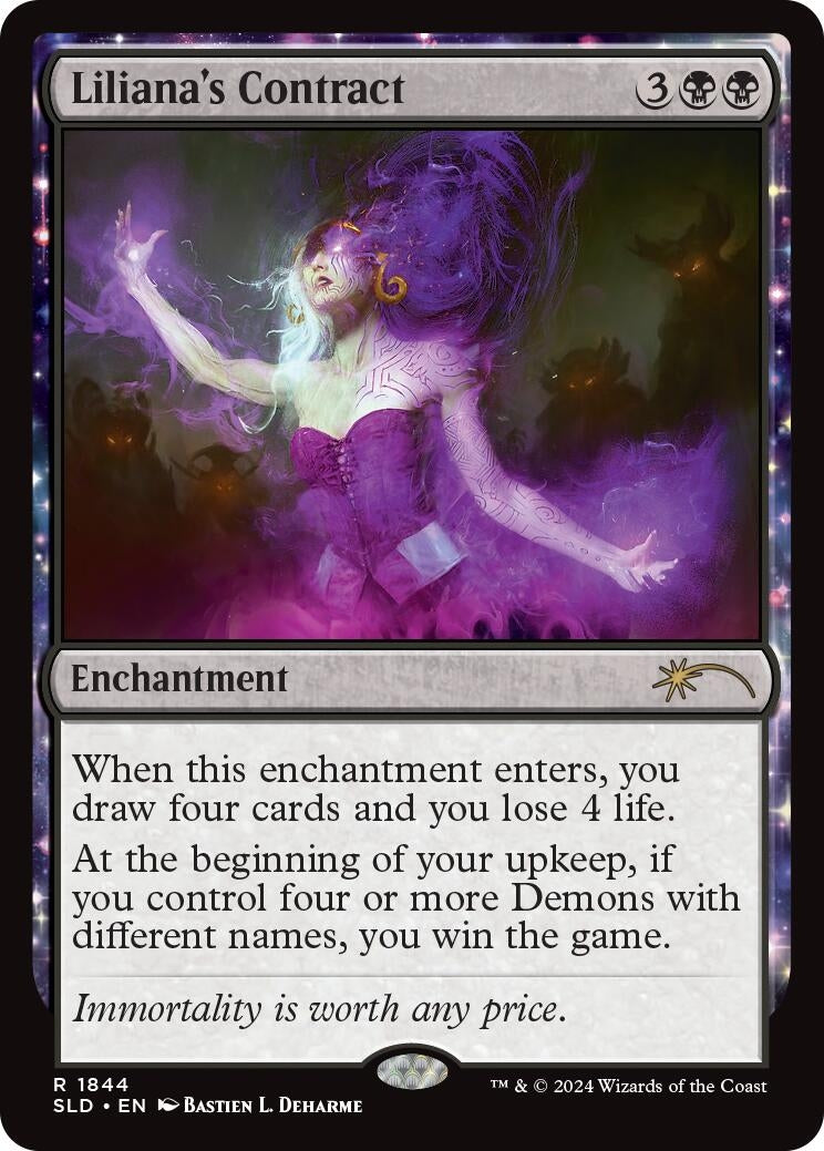 Liliana’s Contract (1844) (1844) [SLD] - MTG Single