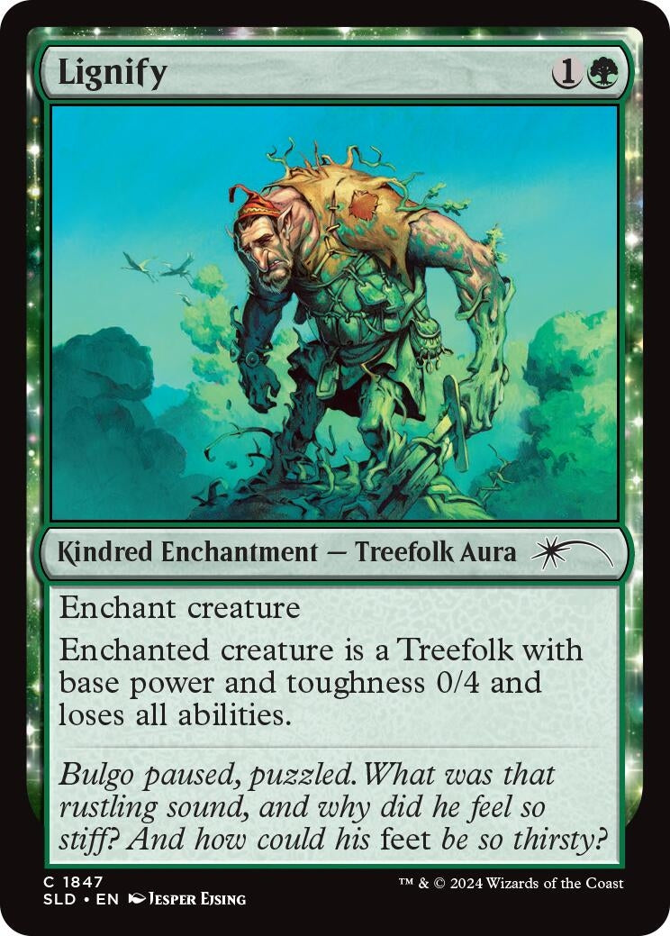 Lignify (1847) [SLD] - MTG Single