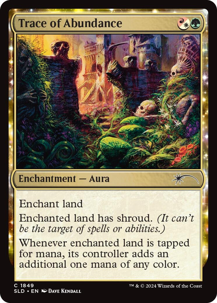 Trace of Abundance (1849) [SLD] - MTG Single