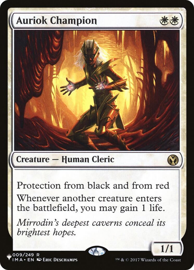 Auriok Champion (9) [LIST] - MTG Single