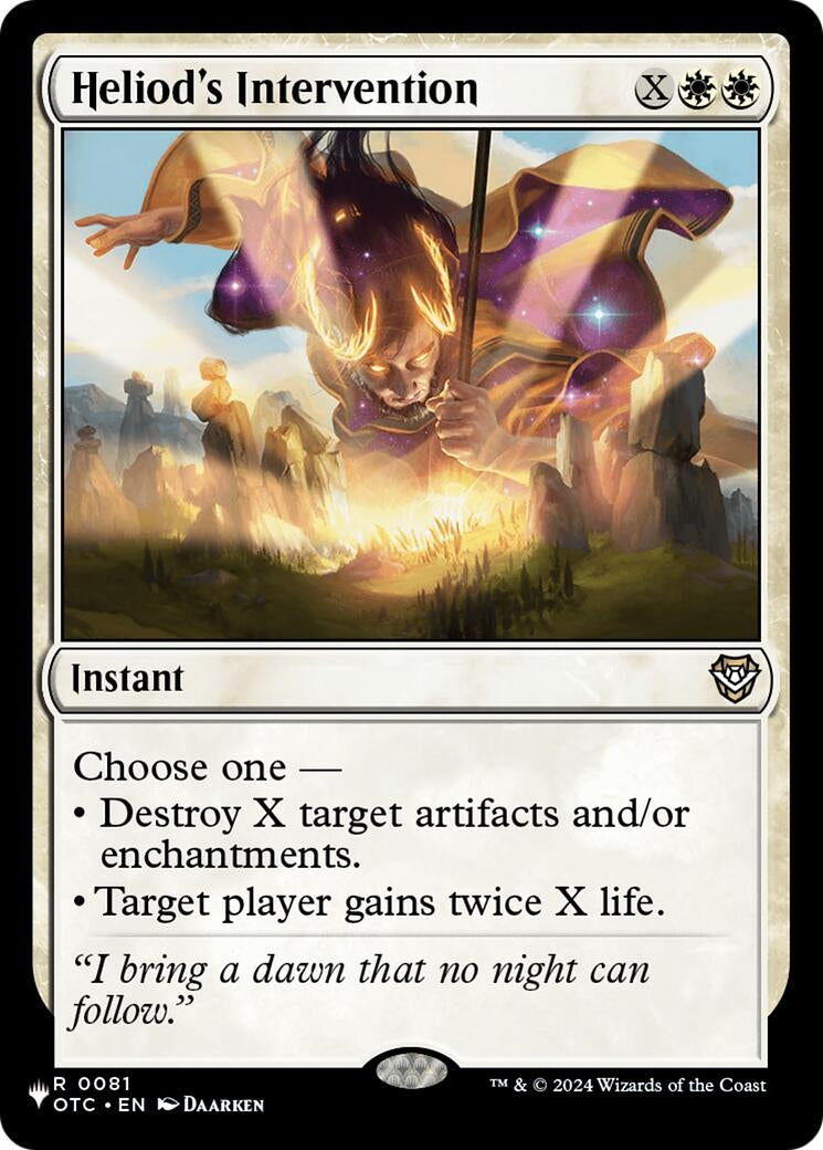 Heliod’s Intervention [LIST] - MTG Sealed