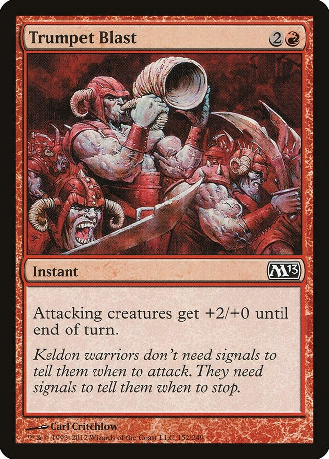 Trumpet Blast (152) [M13] - MTG Single