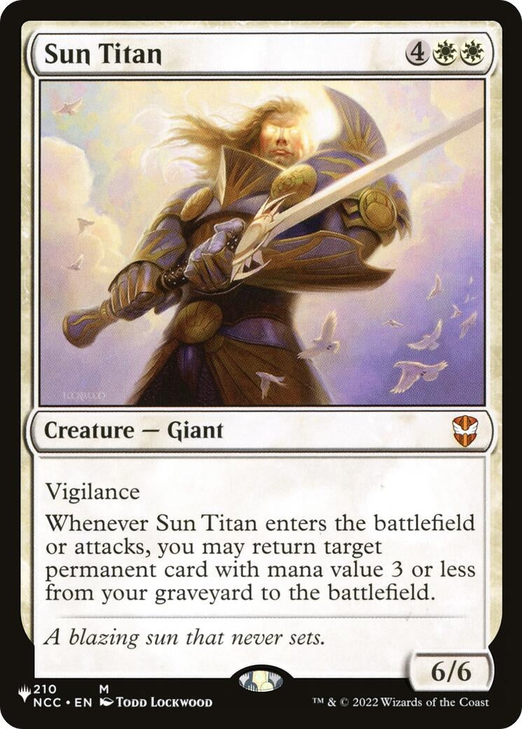 Sun Titan (NCC) [LIST] - MTG Sealed
