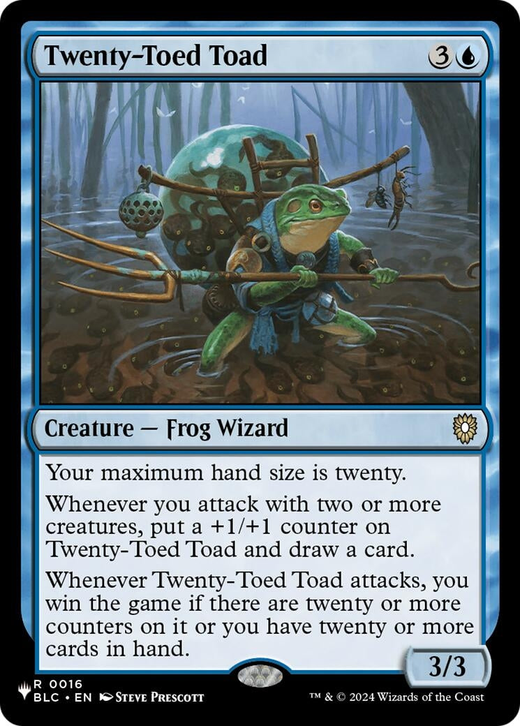 Twenty-Toed Toad [LIST] - MTG Sealed