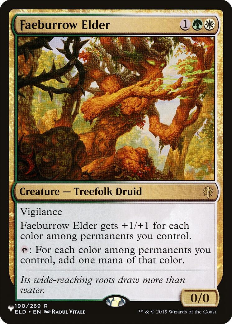Faeburrow Elder (190) [LIST] - MTG Single