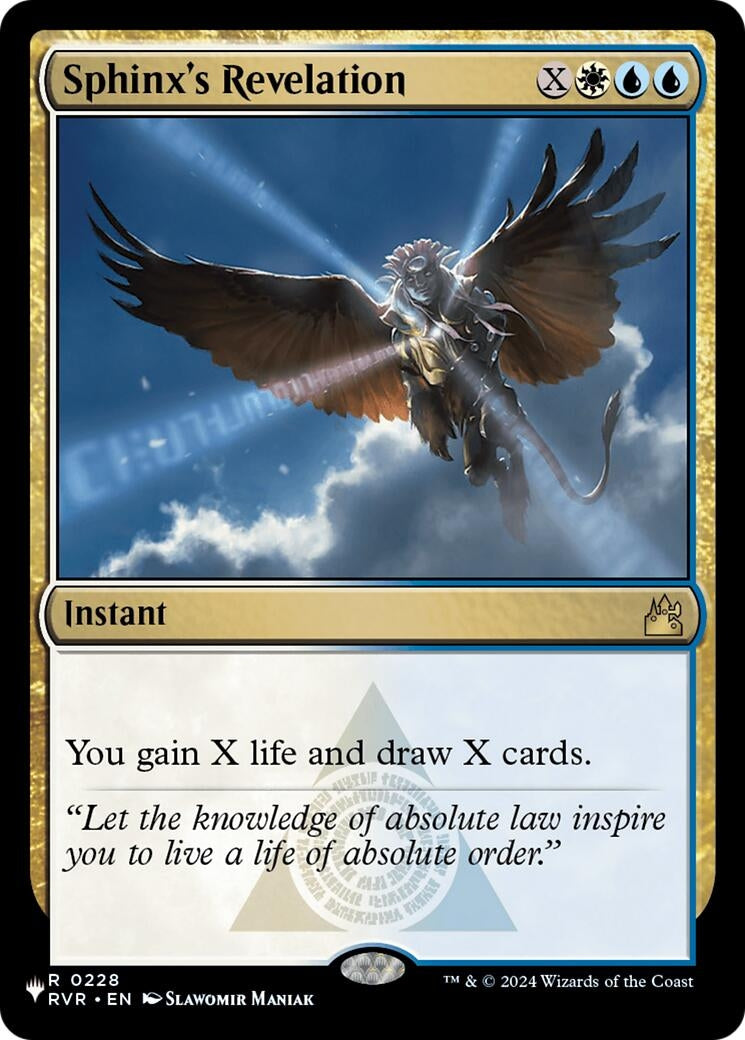 Sphinx’s Revelation (228) [LIST] - MTG Single