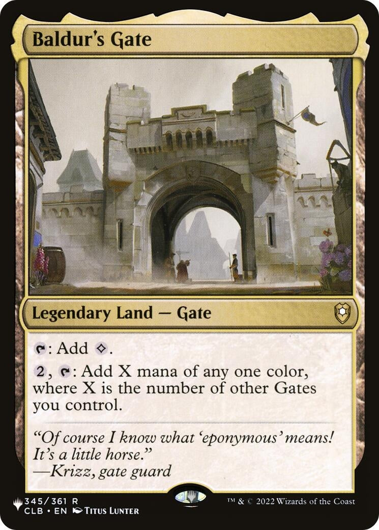 Baldur’s Gate (345) [LIST] - MTG Single