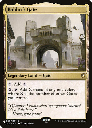 Baldur’s Gate (345) [LIST] - MTG Single