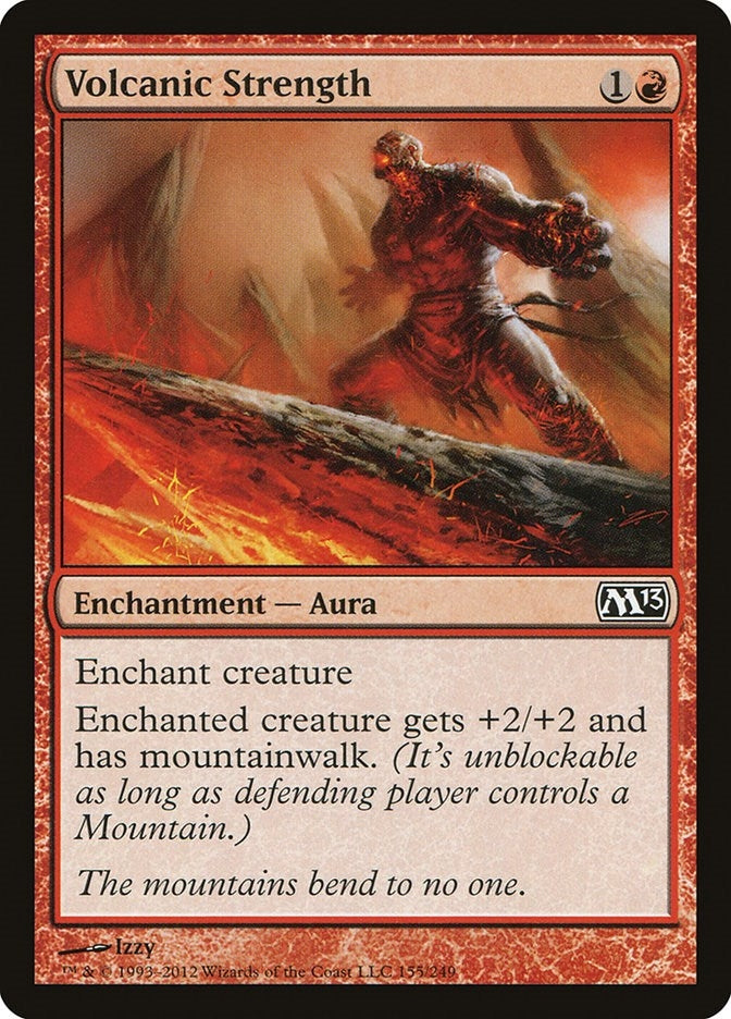 Volcanic Strength (155) [M13] - MTG Single