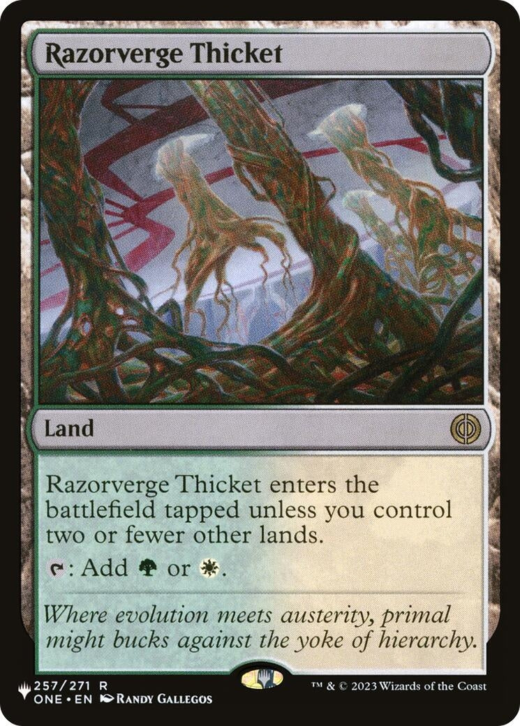 Razorverge Thicket (257) [LIST] - MTG Single