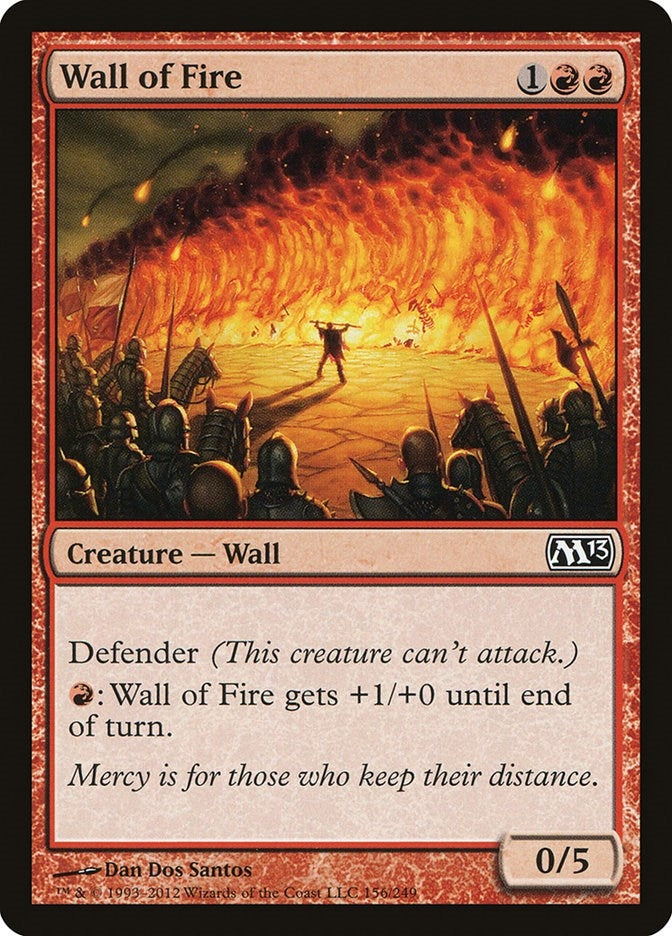 Wall of Fire (156) [M13] - MTG Single