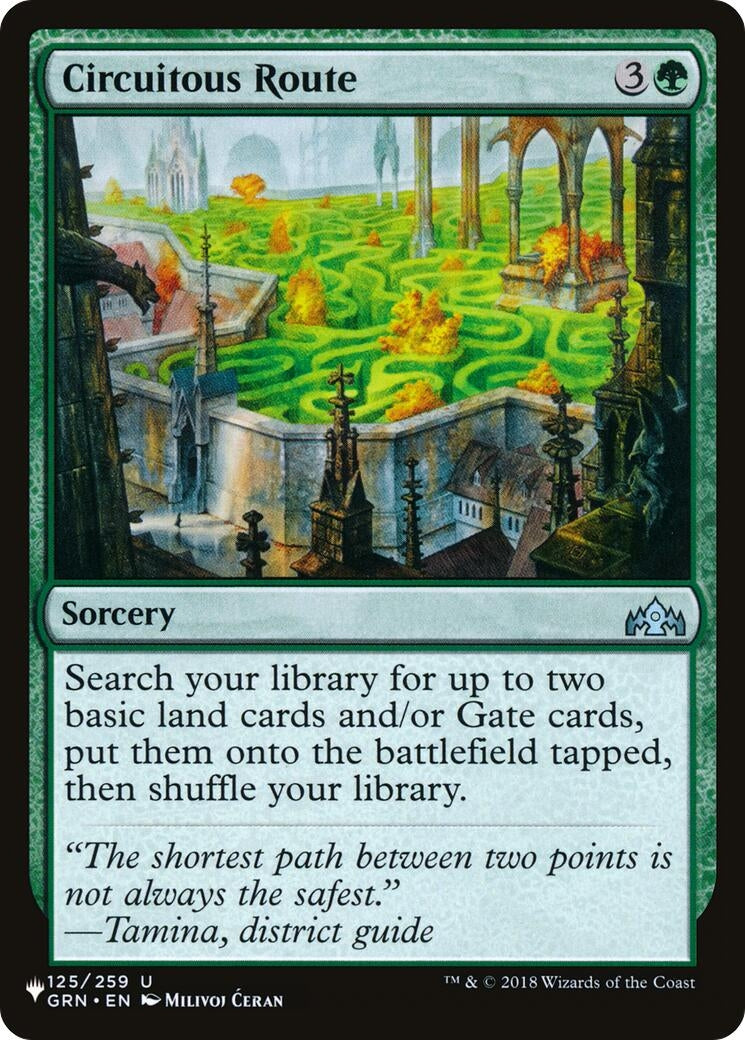 Circuitous Route (125) [LIST] - MTG Single