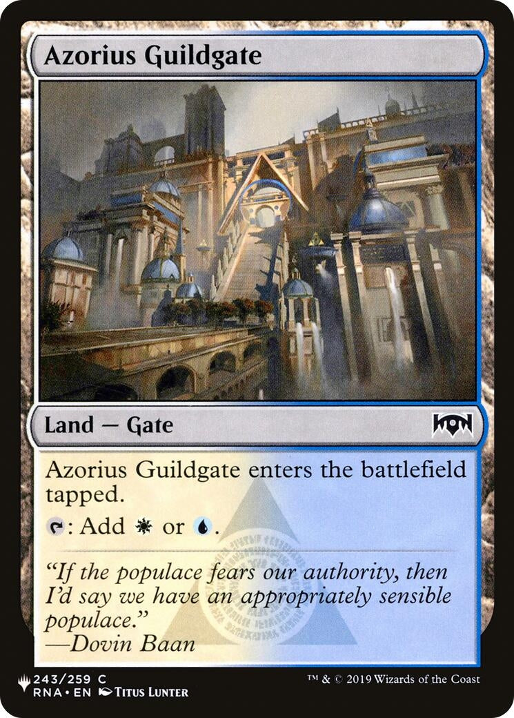 Azorius Guildgate (243) [LIST] - MTG Single
