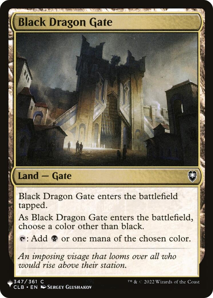 Black Dragon Gate (347) [LIST] - MTG Single