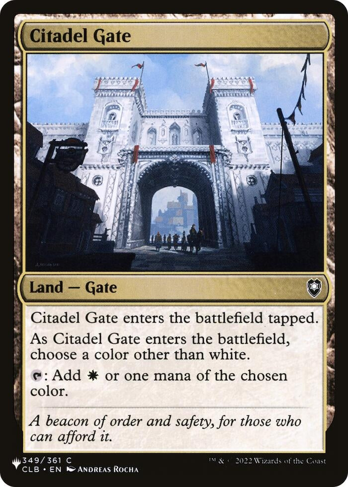 Citadel Gate (349) [LIST] - MTG Single