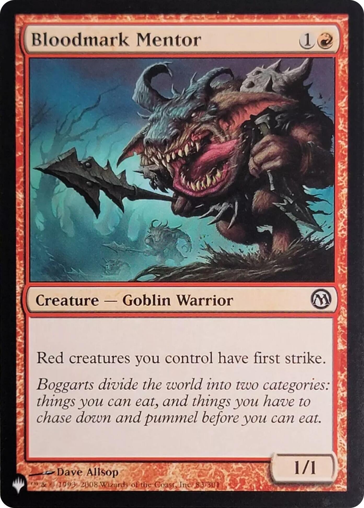 Bloodmark Mentor (83) (83) [LIST] - MTG Single