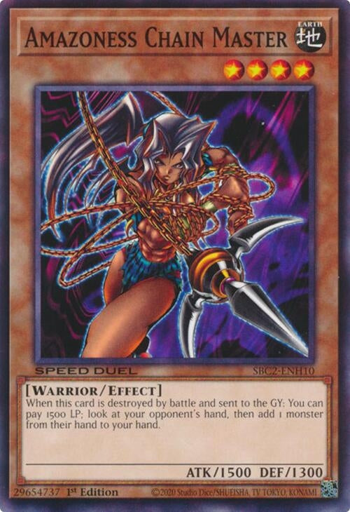 Amazoness Chain Master (SBC2-ENH10) (SBC2) - YuGiOh Single