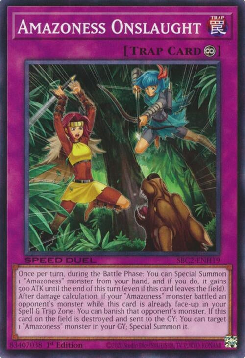 Amazoness Onslaught (SBC2-ENH19) (SBC2) - YuGiOh Single