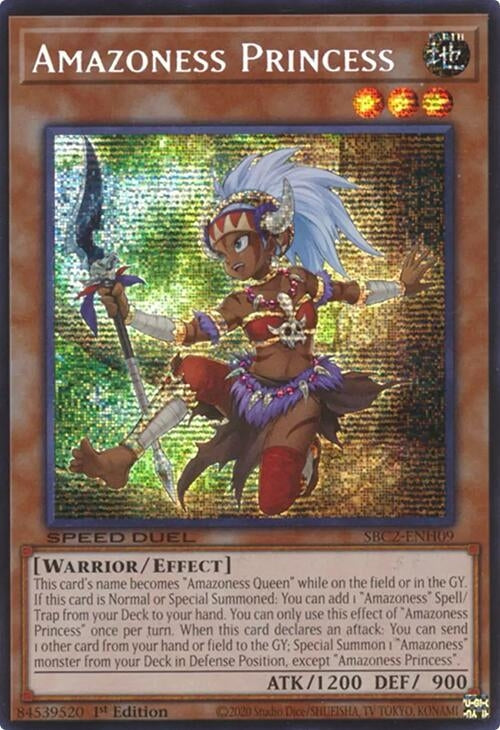 Amazoness Princess (PSR) (SBC2-ENH09) (SBC2) - YuGiOh Single